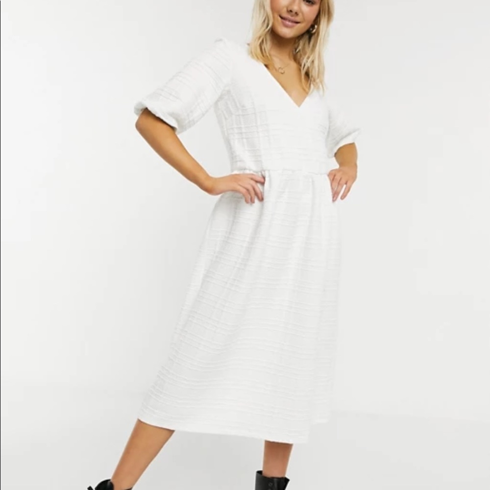 ASOS Quilted Midi Dress